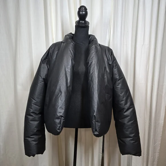 Yeezy X GAP YZY Kayne West Black Round Jacket